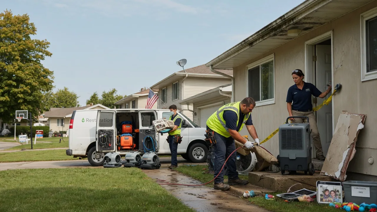 Water Damage Restoration in Godfrey, IL near me